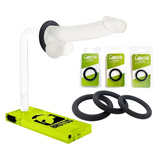 Brutus Slim Donut Silicone Cock Ring Black 50 mm