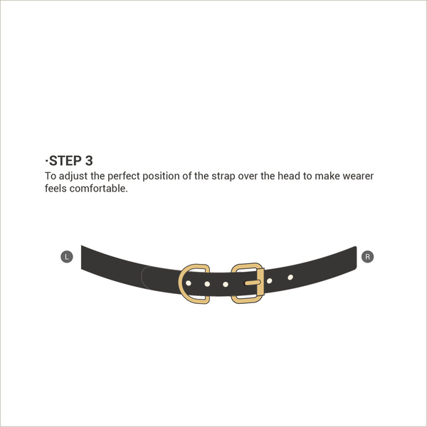 Niewidzialny Knebel Rozwieracz Upko Invisible Mouth Gag Black Straps UPKO