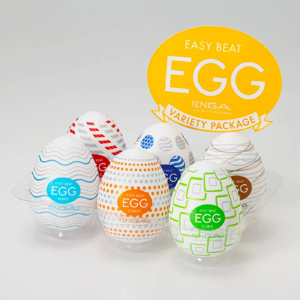 Zestaw 6 masturbatorów Egg Variety Pack Standard Tenga