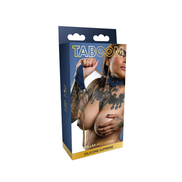 Obróżka Ze Smyczą Silicone Collar And Leash Taboom