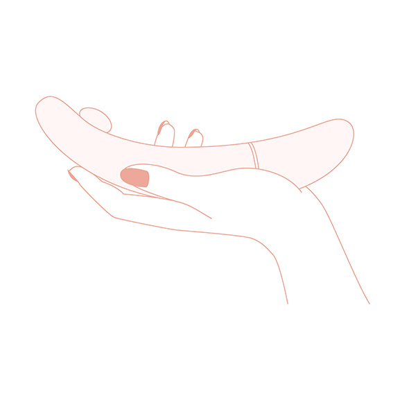 Wibrujący Masażer Do Punktu G G-Spot Vibrator White OhMyG