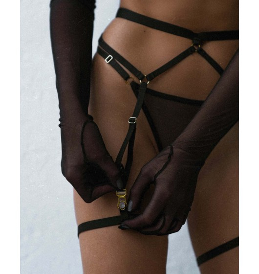 Ginny Black thongs L/XL