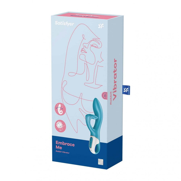 Wibrator króliczek Embrace me Turquoise Satisfyer