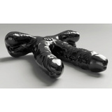 Podwójne dildo Steroid ABS03 Teamwork 25 x 7cm All Black