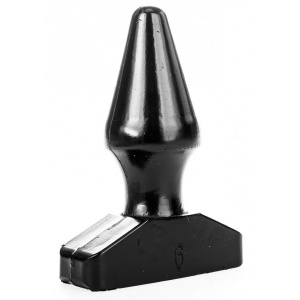 Anal plug AB77 Pop6 12 x 6cm All Black
