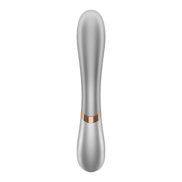 Rabbit Vibrator Hot Lover Silver/Champagne Satisfyer