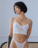 Półgorset Estela White M Promees