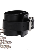 Obróżka Z Kajdankami Heavy Collar And Wrist Cuffs Black Taboom