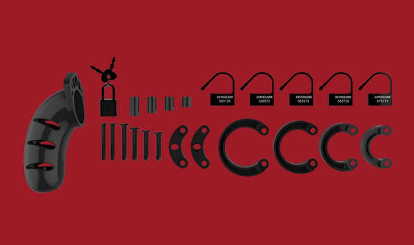 Chastity Model 03 Black Pas Cnoty Czarny Man Cage