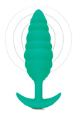 Korek analny Twist Texture Plug Green b-Vibe
