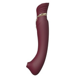 Wibrator Legend Queen Set G-Spot Pulse Wave Wine Red Zalo