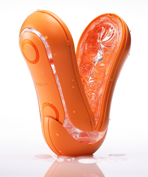 Masturbator Flip Orb Sunset Orange Tenga