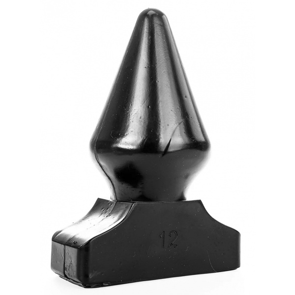 Anal plug AB83 Pop12 17 x 11.5 cm All Black