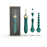 Multifunctional Vibrator Bess 2 Turquoise Green Zalo