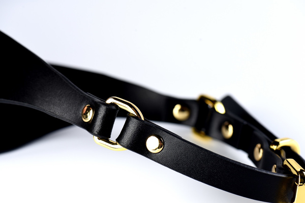 Skórzana Opaska Na Oczy Upko Leather Blindfold UPKO