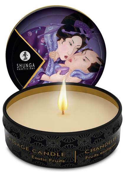 Świeczka Do Masażu O Zapachu Owoców Egzotycznych Libido Massage Candle 30Ml Shunga