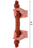 Podwójne Dildo Toyjoy Get Real Silicone Foreskin Double Dong 46Cm TOYJOY