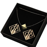 LOCKINK Adjustable Nipple Clamps with Heavy Pendant Gold