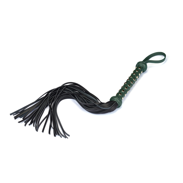 Pejcz Mossy Chic Leather Heavy Flogger Liebe Seele