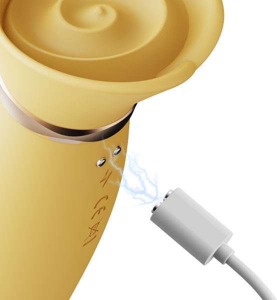 Wibrator Wielofunkcyjny Rose Thruster Lemon Yellow Zalo