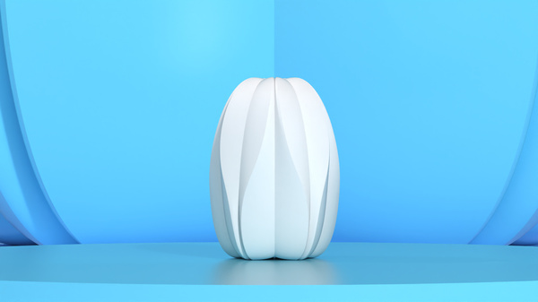 Masturbator Cherry Blossom Masturbation Egg - Wavy After Kiss