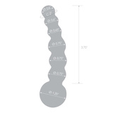 Kulkowe Szklane Dildo Do Stymulacji Punktu G Curved S Beaded Dildo Glas