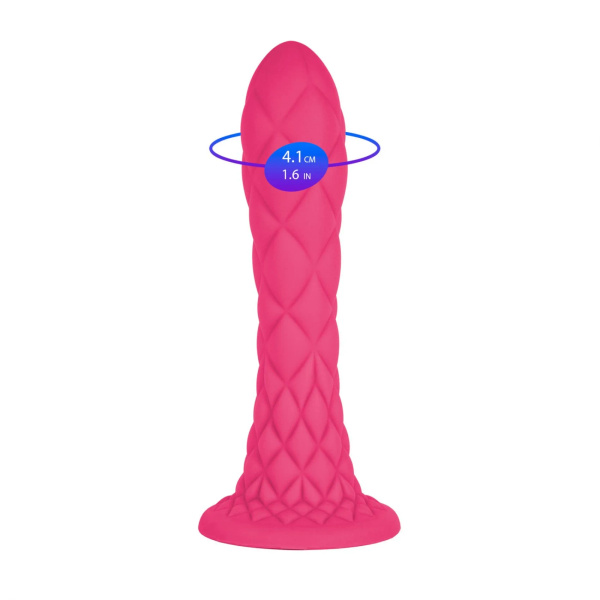 Dildo 18,5 cm Fantasy Line Dreamy (7") Pink Silexd