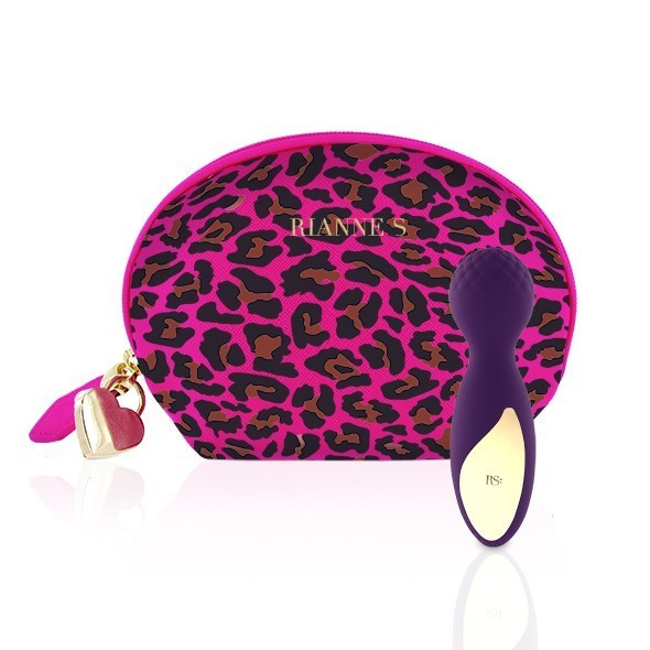 Essentials Lovely Leopard Mini Wibrator Fioletowy Rianne S.