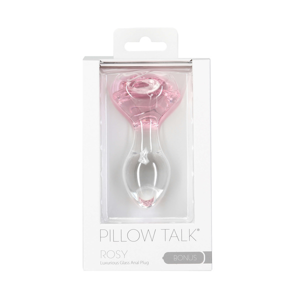 Rosy Luxurious Glass Anal Plug PILLOW TALK