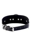 Obróżka O-Ring Front Collar Black/Silver Kinky Diva