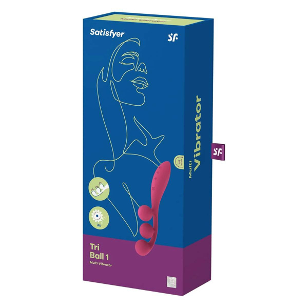 Multifunction Vibrator Tri Ball 1 Red Satisfyer
