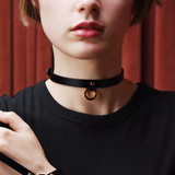 Delikatna Skórzana Obróżka Upko Leather Thin Choker UPKO