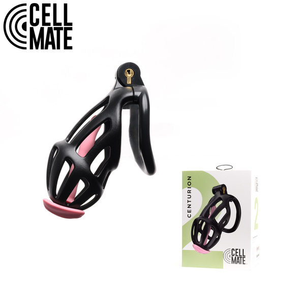 Centurion Chastity Cage Black Size 2 CELLMATE