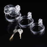 Pas cnoty Shark Cage Chastity Cage Clear Brutus