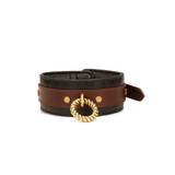 Obroża ze smyczą The Equestrian Leather Collar Liebe Seele