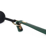 Knebel Mossy Chic Leather Ball Gag Liebe Seele