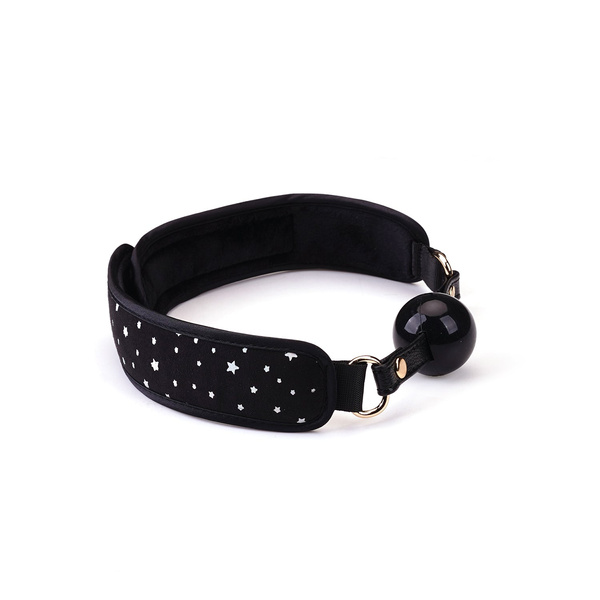 Zestaw Stary Nights 7Pcs Bondage Kit Black Stary Pu Liebe Seele