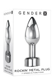 Korek Analny Rockin' Metal Plug Gender X