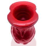 Pighole Squeal FF Veiny Hollow Plug Red Oxballs