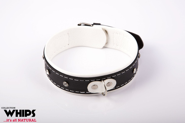 Whips Women's collar with leash white