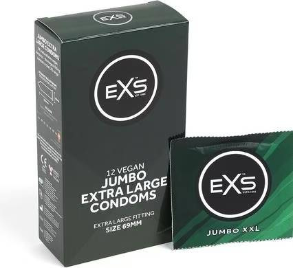 Prezerwatywy XXL Jumbo Condoms 12 Pcs EXS