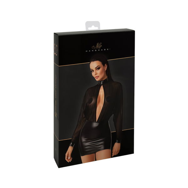 Sukienka F348 Opium Mini Dress XXL Noir Handmade
