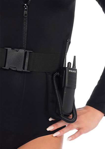 SWAT Team Babe Policewoman Costume Bodysuit L Leg Avenue