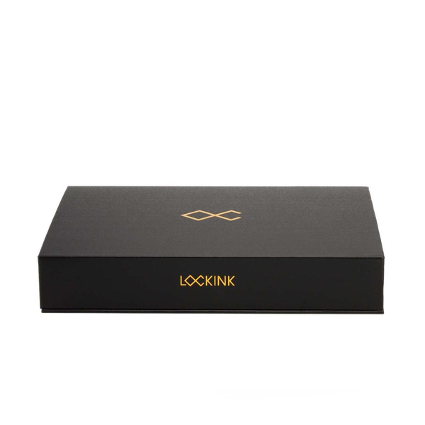 LOCKINK Collar with Leash Set Black