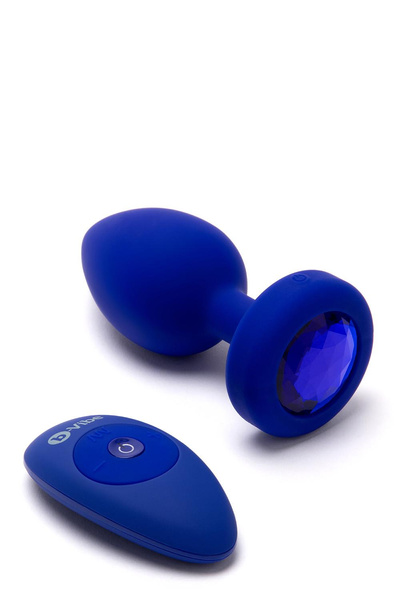 Korek analny Vibrating Jewel Plug L/Xl Navy b-Vibe