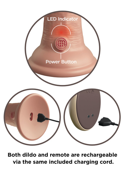 9 Inch Dual Density Vibe Cock Light