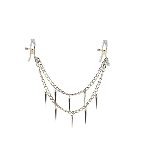 Fetish Fantasy Rock Hard Nipple Clamps Silver