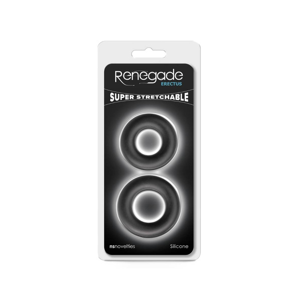 Pierścień Erekcyjny Renegade Erectus Black NS Novelties