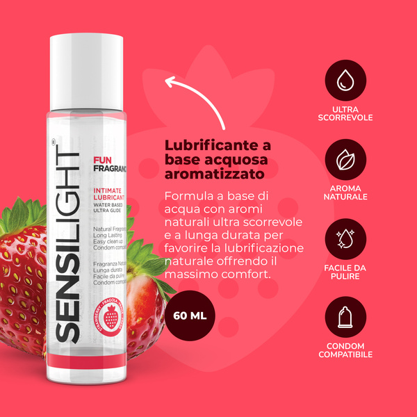 Lubrykant Wodny Sensilight Strawberry 60 Ml IntimateLine