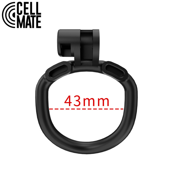 Centurion Chastity Cage Black Size 4 CELLMATE